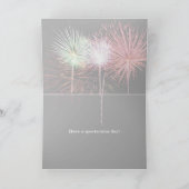 ハッピーバースデー花火 カード (内部)