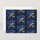 ハッピーバースデー花火 ポストカード (正面/裏面)