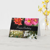 ハッピーバースデー花2 | カード (黄色い花)
