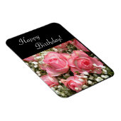 ハッピーバースデー花 | 縦型カード マグネット (右側)