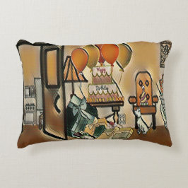 ハッピーバースデー芸術 アクセントクッション