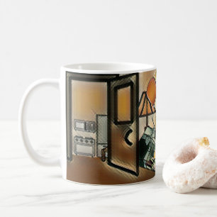 ハッピーバースデー芸術 コーヒーマグカップ