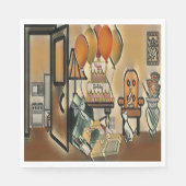 ハッピーバースデー芸術 スタンダードランチョンナプキン (正面)