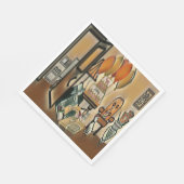 ハッピーバースデー芸術 スタンダードランチョンナプキン (角)