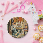 ハッピーバースデー芸術 ペーパープレート (パーティー)