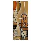 ハッピーバースデー芸術 ワインギフトバッグ (正面)