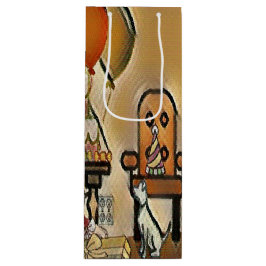 ハッピーバースデー芸術 ワインギフトバッグ