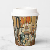 ハッピーバースデー芸術 紙コップ (裏面)