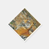 ハッピーバースデー虎 スタンダードカクテルナプキン (角)