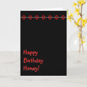 ハッピーバースデー蜂蜜グリーティングカード カード (黄色い花)