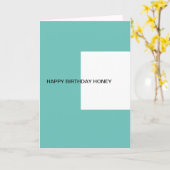 ハッピーバースデー蜂蜜 カード (黄色い花)
