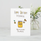 ハッピーバースデー蜂蜜 招待状 (スタンド正面)