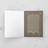 ハッピーバースデー親愛ジェニファーCC0037アールヌーボー カード (内部)