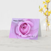 ハッピーバースデー親愛叔母 カード (黄色い花)