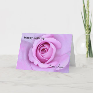ハッピーバースデー親愛叔母 カード