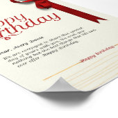 ハッピーバースデー親愛.. ポスター (角)