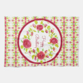 ハッピーバースデー設計 キッチンタオル (横)