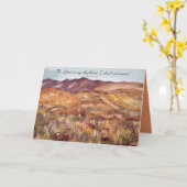 ハッピーバースデー詩篇23聖なる書物、 経典バイブル砂漠 カード (黄色い花)