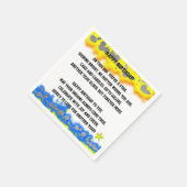 ハッピーバースデー詩 スタンダードカクテルナプキン (角)