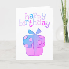 ハッピーバースデー誕生日あり カード