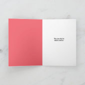 ハッピーバースデー誰でも楽しいカップケーキ写真 シーズンカード (内部)