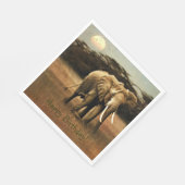 ハッピーバースデー象 スタンダードランチョンナプキン (角)