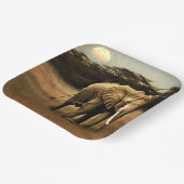 ハッピーバースデー象 ペーパープレート (傾斜あり)