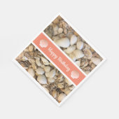 ハッピーバースデー貝 スタンダードランチョンナプキン (角)