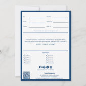 ハッピーバースデー赤バルーンギフト券 (裏面)