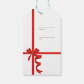 ハッピーバースデー赤リボン ギフトタグ (裏面)