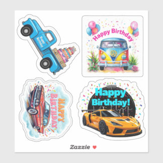 ハッピーバースデー車両ステッカー、子供の誕生日 シール