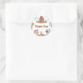 ハッピーバースデー農動物 ラウンドシール (バッグ)