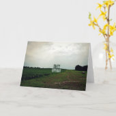 ハッピーバースデー農家 カード (黄色い花)