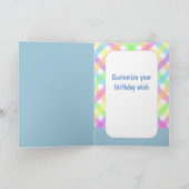 ハッピーバースデー逆さコーギアニメ カード (内部)