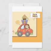 ハッピーバースデー配信招待状 招待状 (正面)