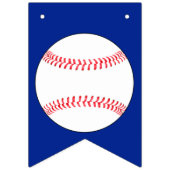 ハッピーバースデー野球パーティーデコール バンティングフラッグ (第1の旗)