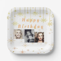 ハッピーバースデー金ゴールドグリッター全年