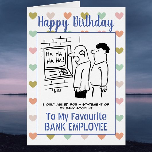ハッピーバースデー銀行従業員
