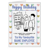 ハッピーバースデー銀行従業員 (正面)