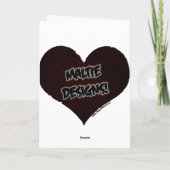 ハッピーバースデー銃 カード (裏面)