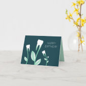 ハッピーバースデー開花歯 カード (黄色い花)