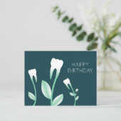 ハッピーバースデー開花歯 ポストカード (スタンド正面)