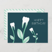 ハッピーバースデー開花歯 ポストカード (正面/裏面)