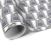 ハッピーバースデー電卓 ラッピングペーパー (ロールコーナー)