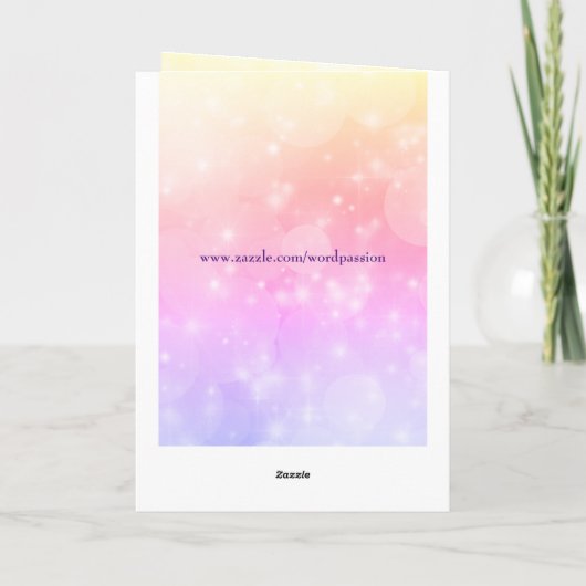 ハッピーバースデー霊気ママデザインカード カード (裏面)