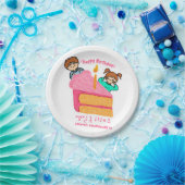 ハッピーバースデー韓国版 ペーパープレート (パーティー)