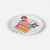 ハッピーバースデー韓国版 ペーパープレート (アングル)