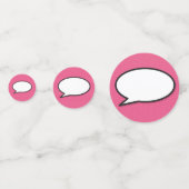 ハッピーバースデー音声バブルおもしろいレトロ漫画帳 コンフェッティ (正面)