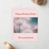 ハッピーバースデー願い ノートカード (正面/裏面インサイチュ)