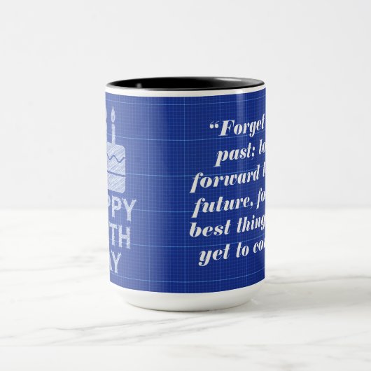 ハッピーバースデー願い マグカップ (中央)